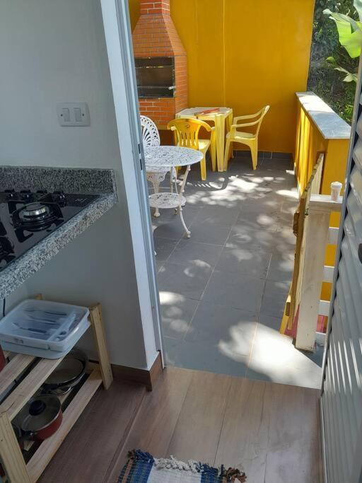 Por De Sol No Mar Da Cama Villa Карагуататуба Екстериор снимка